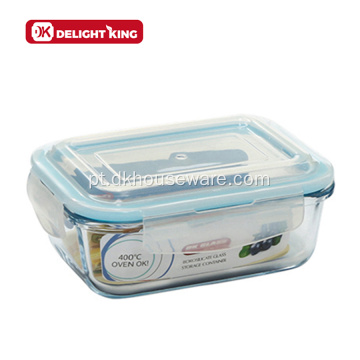 Caixas de almoço de recipiente de alimentos de vidro personalizado Caixa de presente